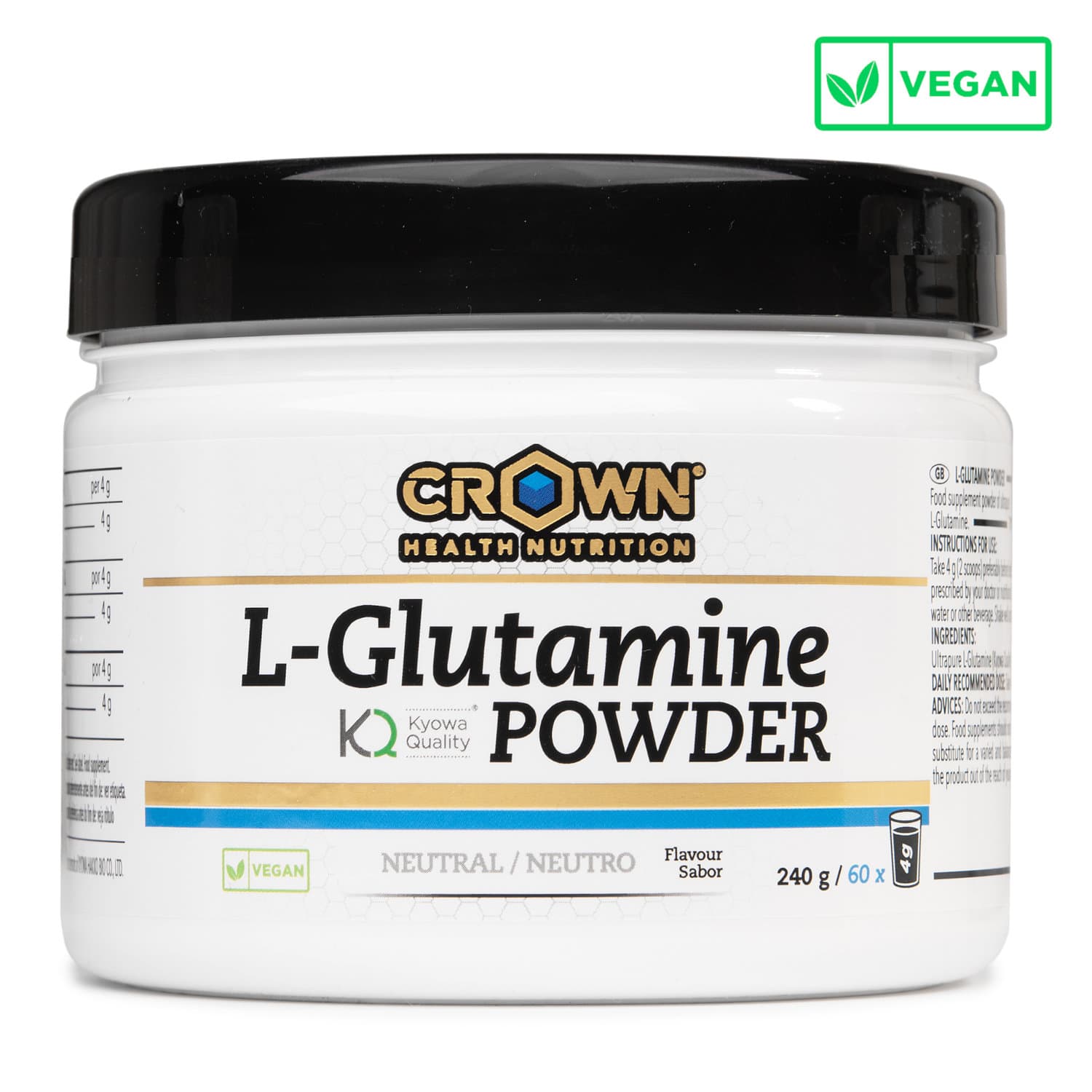 GLUTAMINA L- Glutamine de CROWN