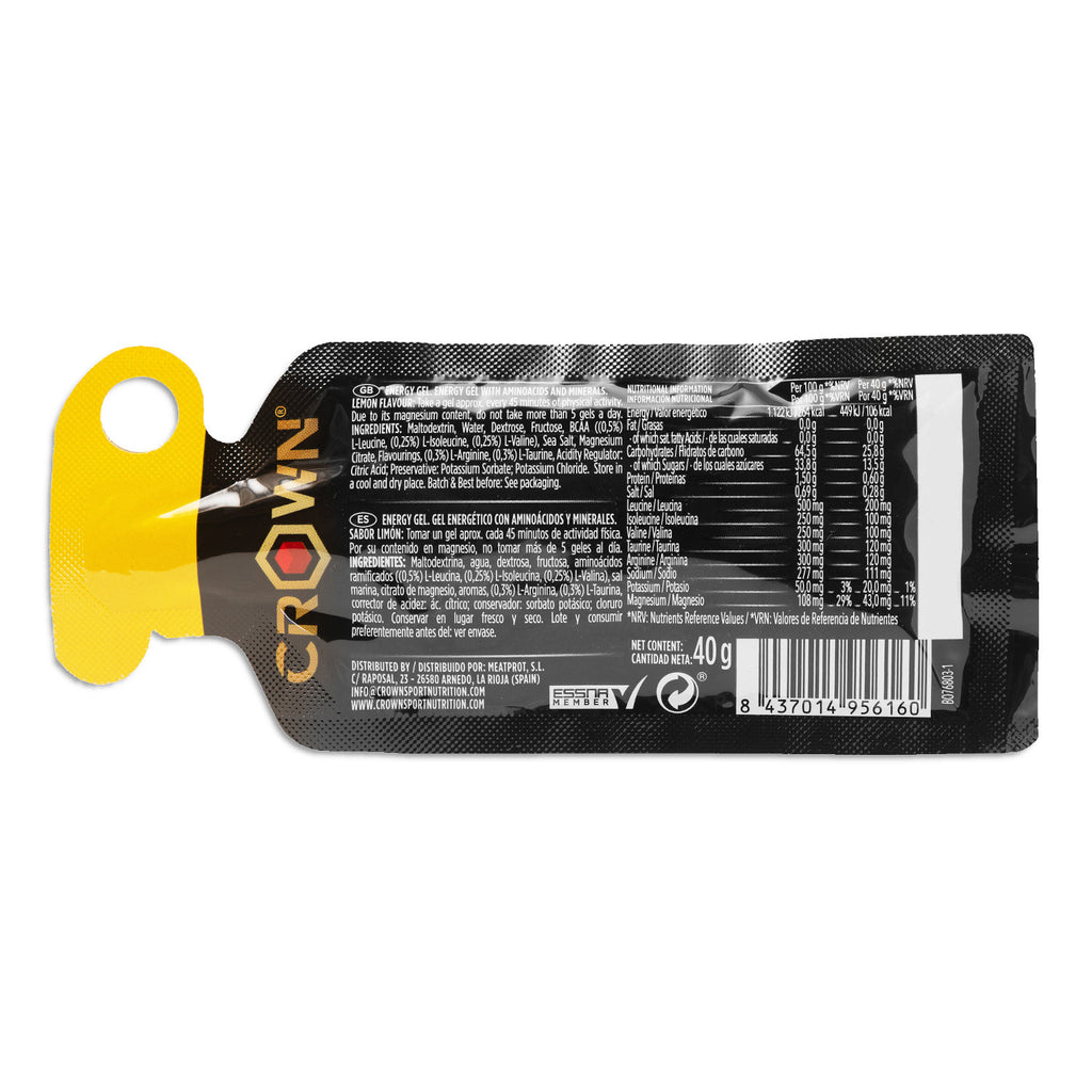 GEL Energético Energy Gel de CROWN