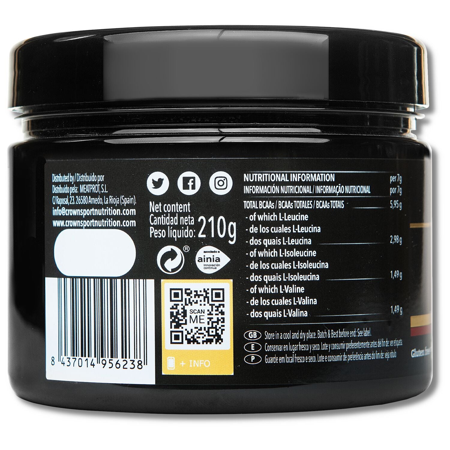BCAA 2:1:1 Instant de CROWN