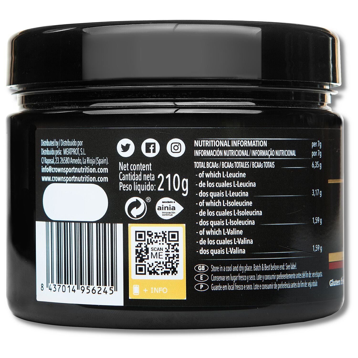 BCAA 2:1:1 Instant de CROWN