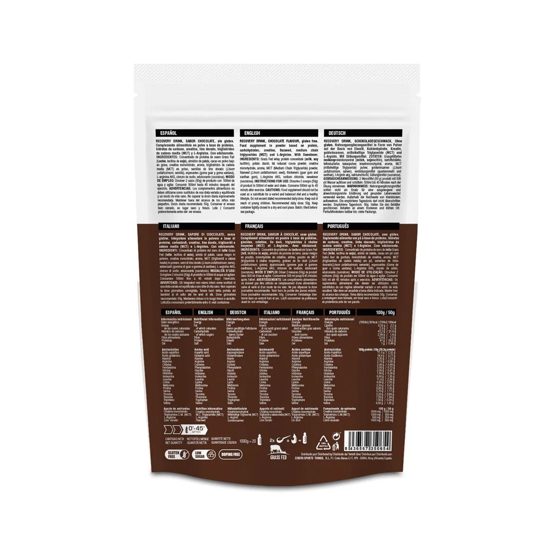 BEBIDA Recuperadora Recovery Drink 1kg de 226ers