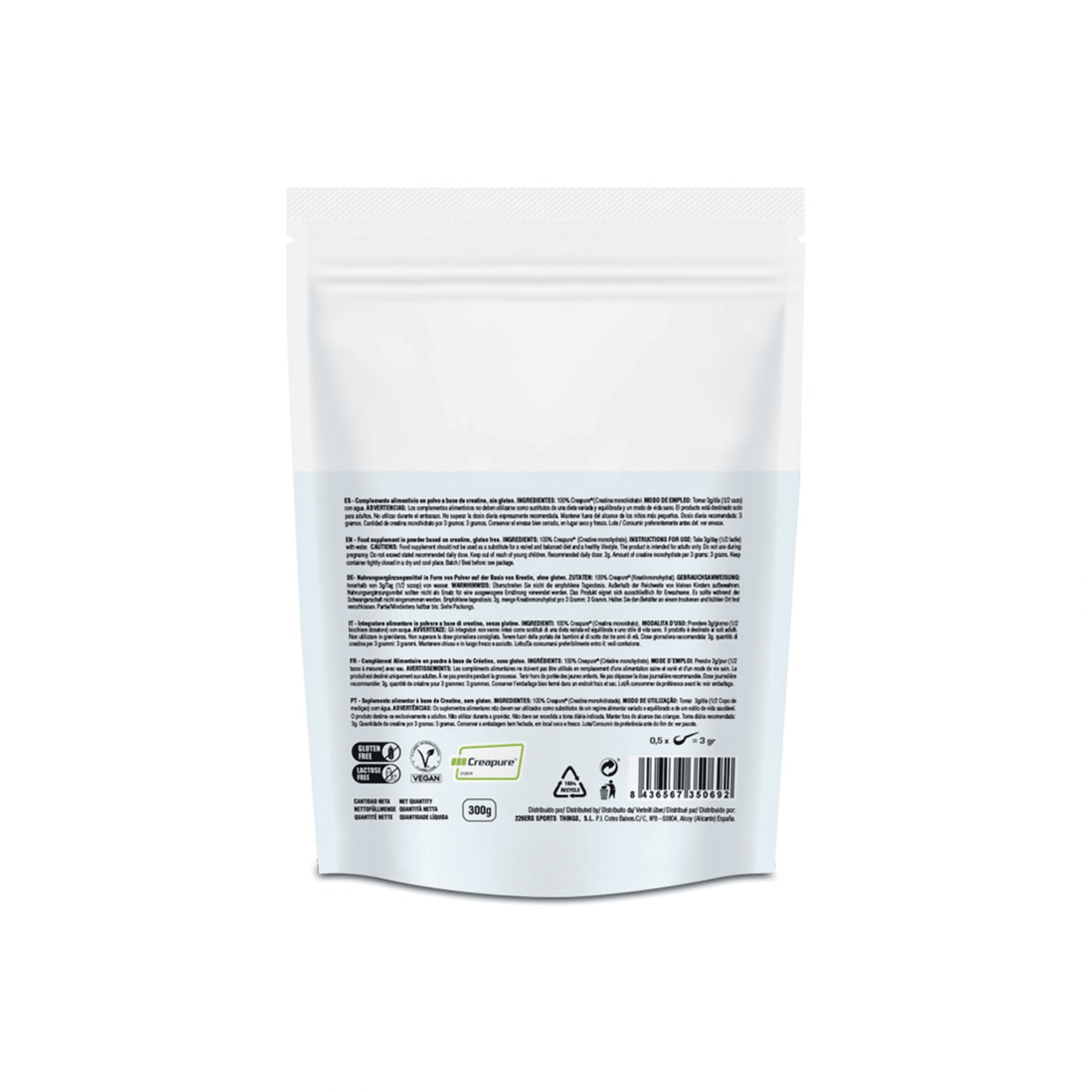CREATINA Creapure® 300g de 226ers