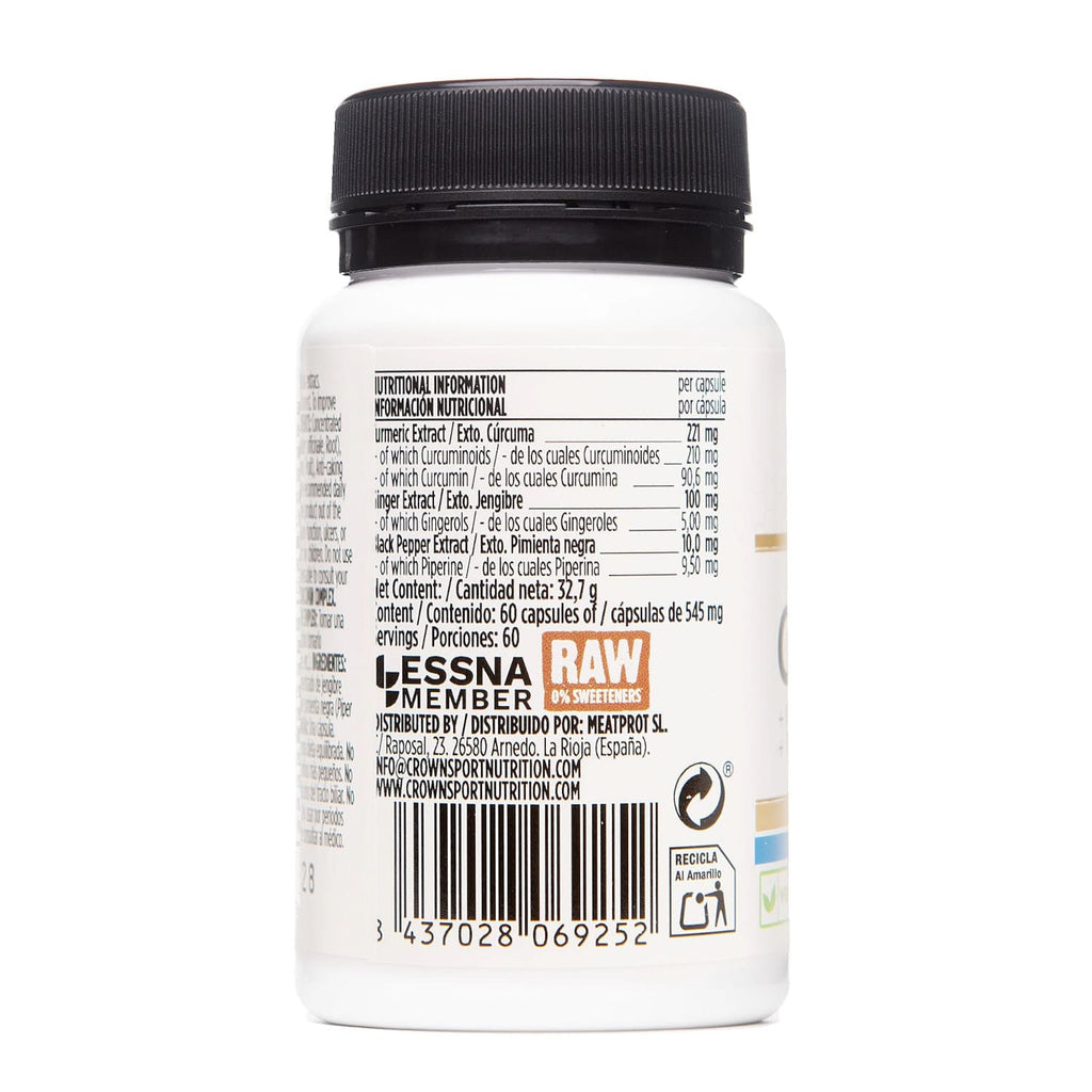 CÚRCUMA Curcumin Complex (60 caps) de CROWN