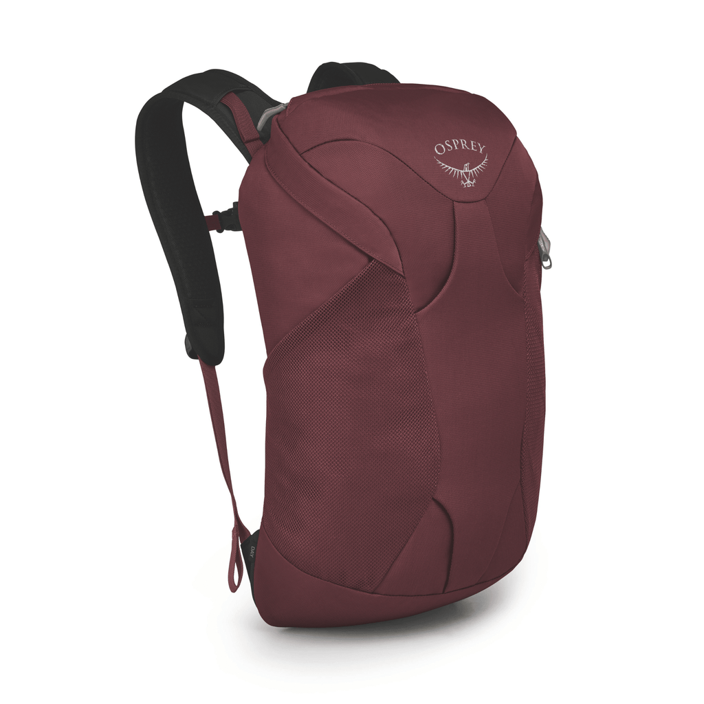 MOCHILA Farpoint Fairview Trvl Dpk ZIRCON RED de OSPREY - Kilómetros Positivos