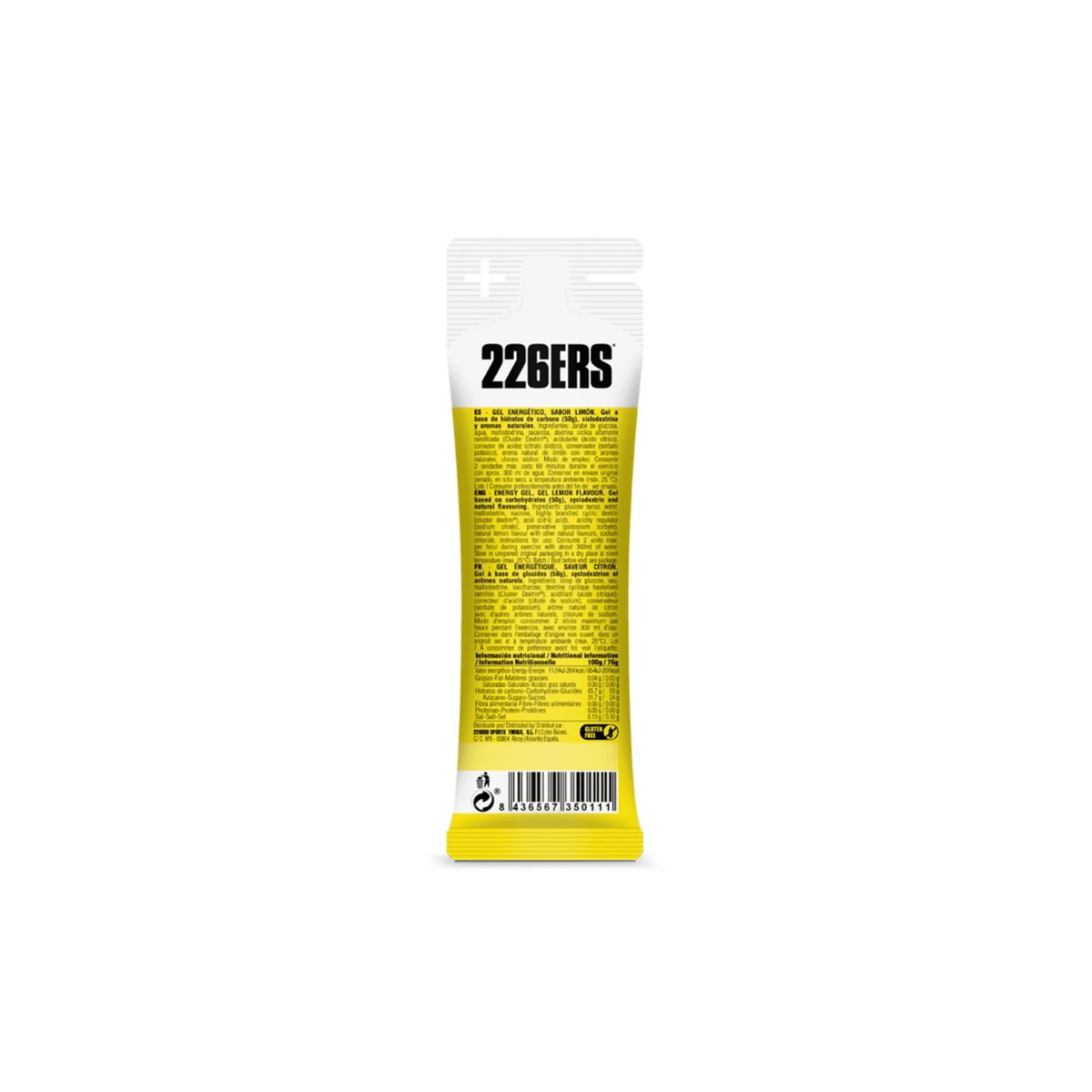 GEL Energético High Energy Gel 76g de 226ers