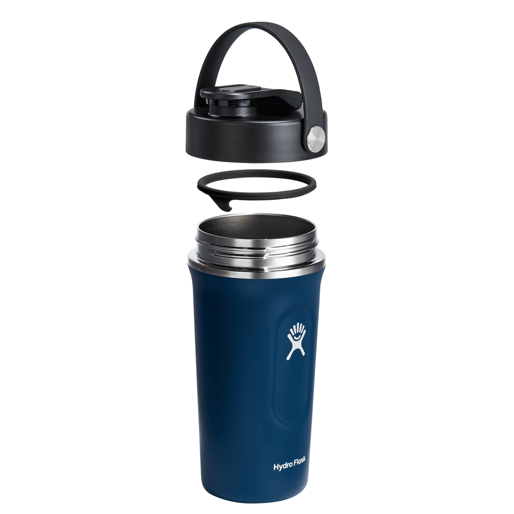 MEZCLADORA (710 ml) Insulated Shaker Bottle de HYDRO FLASK - Kms+ Kilómetros Positivos