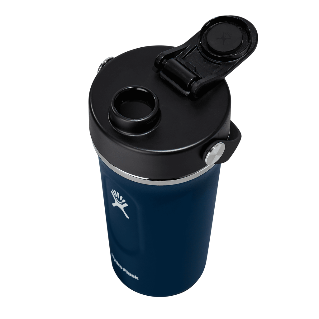 MEZCLADORA (710 ml) Insulated Shaker Bottle de HYDRO FLASK - Kms+ Kilómetros Positivos