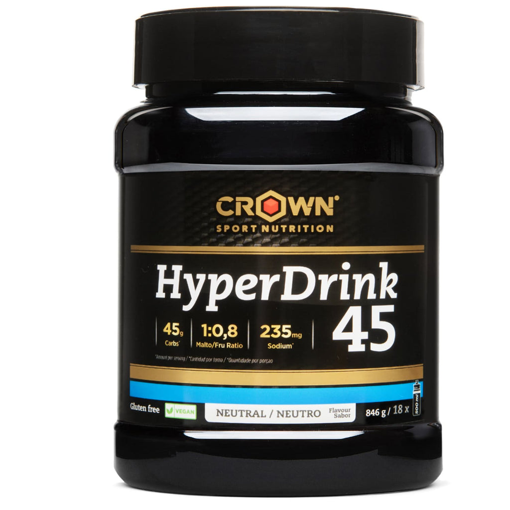 BEBIDA en POLVO HyperDrink 45 de CROWN - Kms+ Kilómetros Positivos