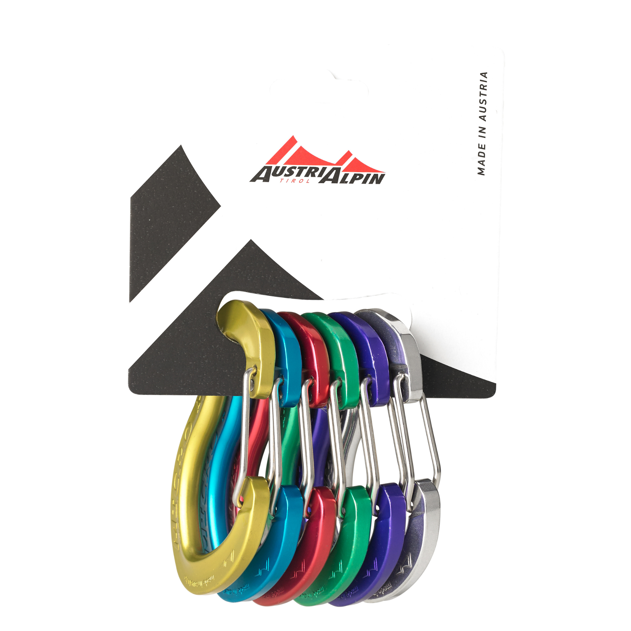 MOSQUETÓN de CIERRE AUTOMÁTICO Micro Pack 6 unidades de AUSTRIAN ALPIN - Kilómetros Positivos