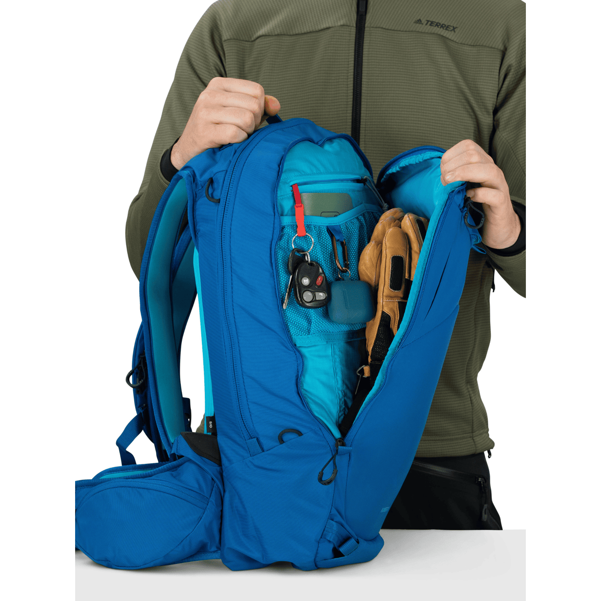 MOCHILA Kamber 20 Alpine Blue de OSPREY - Kms+ Kilómetros Positivos