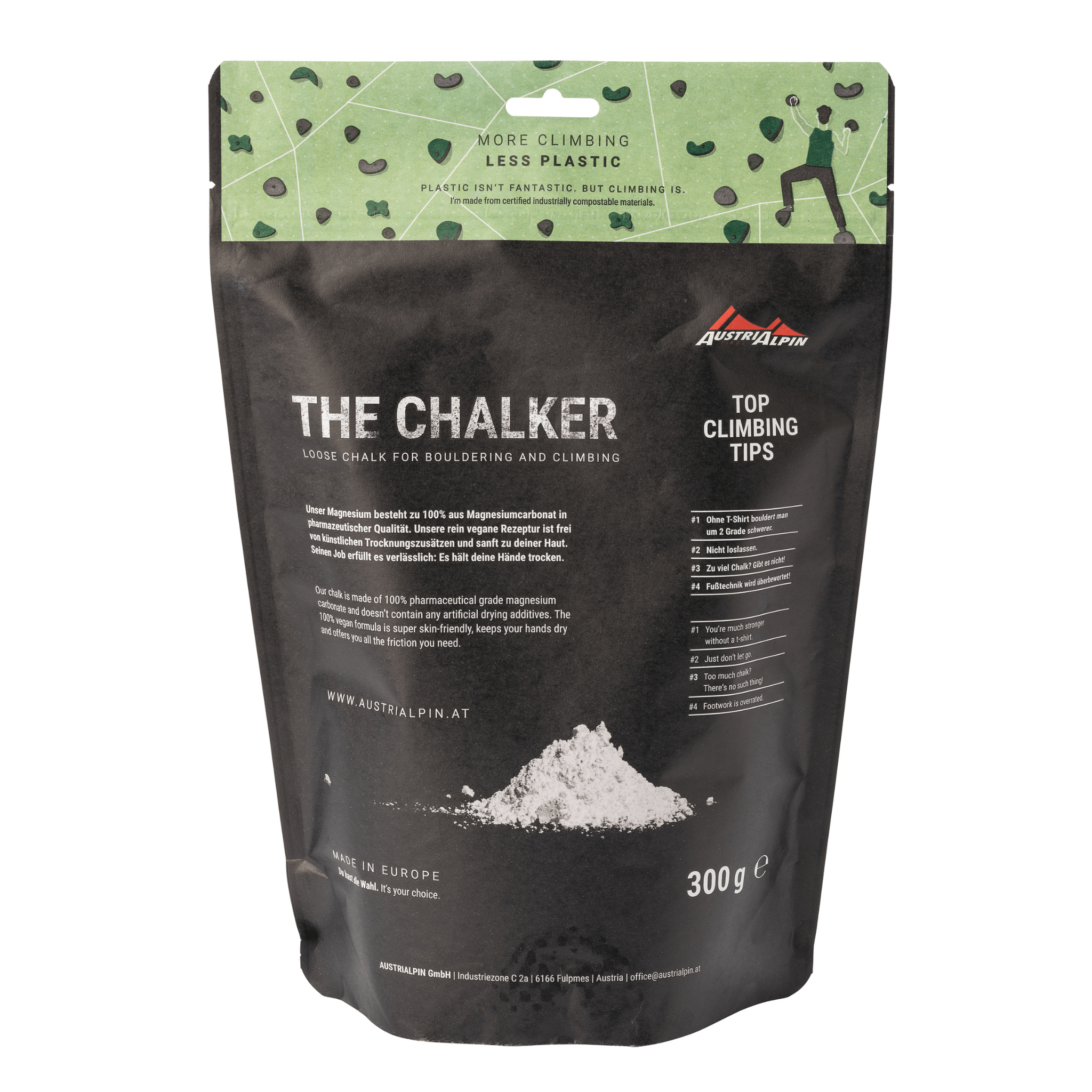 MAGNESIO para ESCALADA Chalker Loose Chalk de AUSTRIAN ALPIN - Kilómetros Positivos