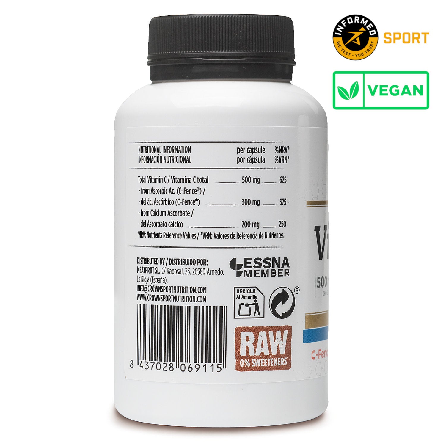 VITAMINA C Sequential (90 Caps) de CROWN